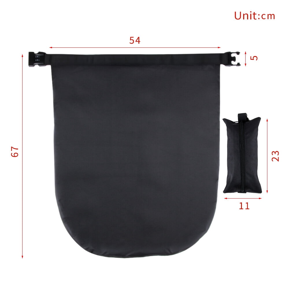 Motorcycle Helmet Bag, Foldable Waterproof Oxford Fabric Helmet Storage Bag with Combination Lock 30L Large Capacity Helmet Bag, Black