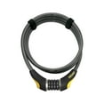 thumbnail image 3 of OnGuard Akita Resettable Combo Cable Lock: 6' x 10mm, Gray/Black/Yellow, 3 of 3