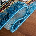 thumbnail image 6 of SAFAVIEH Vintage Hamadan Serenity Oriental Area Rug, Blue/Black, 6'7" x 9', 6 of 9