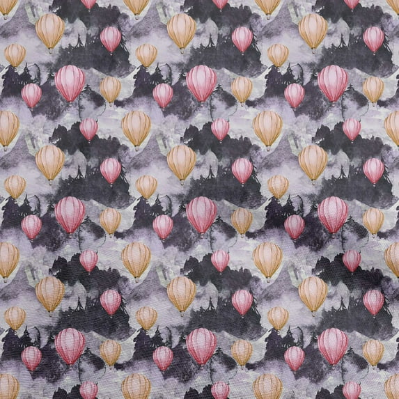 oneOone Cotton Poplin Pink Fabric Travel Fabric For Sewing Printed Craft Fabric By The Yard 42 Inch Wide