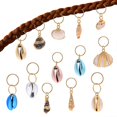 thumbnail image 2 of EXCEART 13pcs Dreadlock Shell Adornments Hair Jewelry Rings Decorations Pendants Hair Braid Rings DIY Shell Charms, 2 of 3