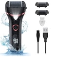 thumbnail image 1 of Electric Foot Callus Remover, Rechargeable Portable Electronic Foot File Pedicure Kits, Waterproof Foot Scrubber File, Professional Pedicure Tools, Foot Care for Dead Skin Ideal Gift, 2 Rollers, 1 of 6