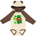 thumbnail image 3 of Inktastic Cute Leprechaun for St. Patrick's Day Boys or Girls Long Sleeve Baby Bodysuit, 3 of 5