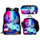 thumbnail image 1 of El conjunto de mochila transfronteriza de Sonic Anime para estudiantes de primaria incluye bolsa de almuerzo y estuche para lápices, material de nailon duradero, 1 of 5