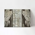 thumbnail image 3 of AatoeaX Angel Wings Wall Art Rustic In Memory Pictures Wall Decor Angel Wings I Thought of You Today Painting Prints Artwork Ready to Hang, 3 of 4