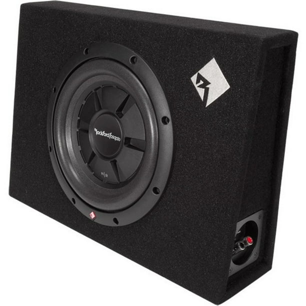 Rockford Fosgate R2S1X10 10" 400W Car Subwoofer + Box + 550W 2Ch Amp