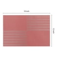 thumbnail image 4 of Unique Bargains Set of 6 Placemats for Kitchen Dining Table Decor Red 18x12in, 4 of 7