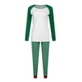 thumbnail image 4 of LIZUOJUN Women's Pajama Sets Long Sleeve Pants Sleepwear 2 Piece Lounge Set Soft Comfortable Breathable Pjs Loungewear Striped Christmas Print Pajama Holiday Sleepwear - S, 4 of 7