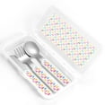 thumbnail image 4 of Kdxio Colorful Rabbit Toddler Utensils Set - Kids Silverware Set, Set Kids Utensils Set with Case for Preschooler Children, 4 of 8