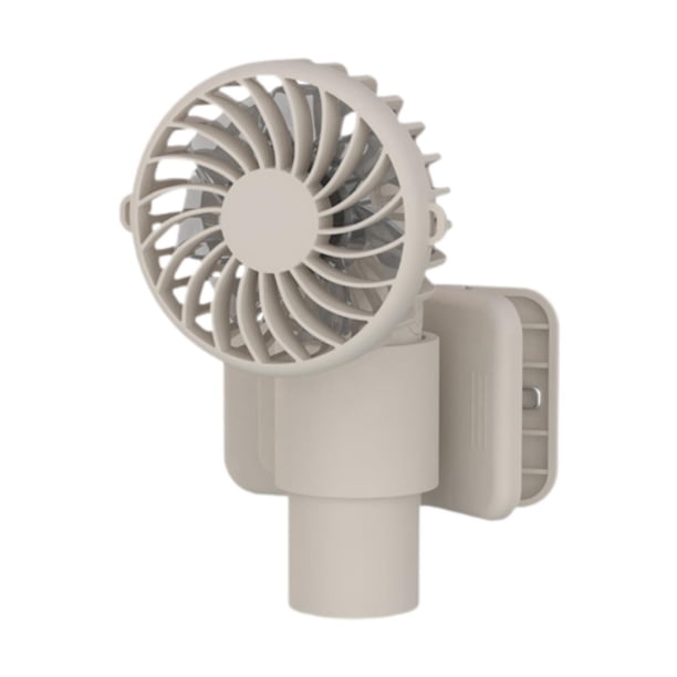 Ventilador portátil con clip, mini ventilador de escritorio personal, ventilador de mesa de regalo multiusos, ventilador de refrigeración Albaricoque