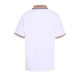 thumbnail image 5 of Playeras Elvqul para Caballero Blanco Mayor sin Estampado Manga Corta Solapa Abotonada, 5 of 5