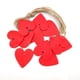 thumbnail image 4 of Qarigey 1 Juego de adornos, rebanada de amor, chips de decorativos en forma de corazón con agujero, decoración de boda, casa, adorno Rojo 10piezas, 4 of 6