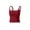 Mulberry, variant on AEXTO Women's Solid Color Sports Vest, Comfortable Breathable Sleeveless Top for Yoga Gym Running, All-Season Athletic Wear, Sleeveless Gym Tops