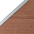 thumbnail image 3 of vidaXL Fence Panel WPC 95x(105-180) cm Brown, 3 of 5