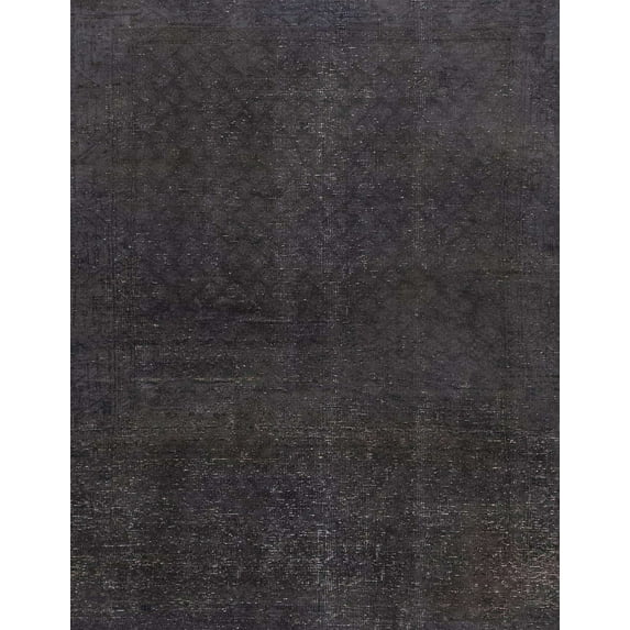 Ahgly Company Indoor Rectangle Abstract Black Abstract Area Rugs, 3' x 5'