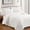 White, variant on Videri Home Diamond Pattern Queen Quilt Set, All Season Lightweight Bedspread Coverlet, Soft Brushed Microfiber, Machine Washable(White, King)