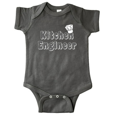 

Inktastic Kitchen Engineer Gray Gift Baby Boy or Baby Girl Bodysuit