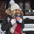 thumbnail image 5 of Tolobeve Hand Warmers Rechargeable, 5000mAh Portable Pocket Electric Hand Warmer, Quick Charge Heat Therapy, Reusable Hand Warmer with Light for Christmas Outdoors, Hunting, Golf, Camping (Blue), 5 of 7