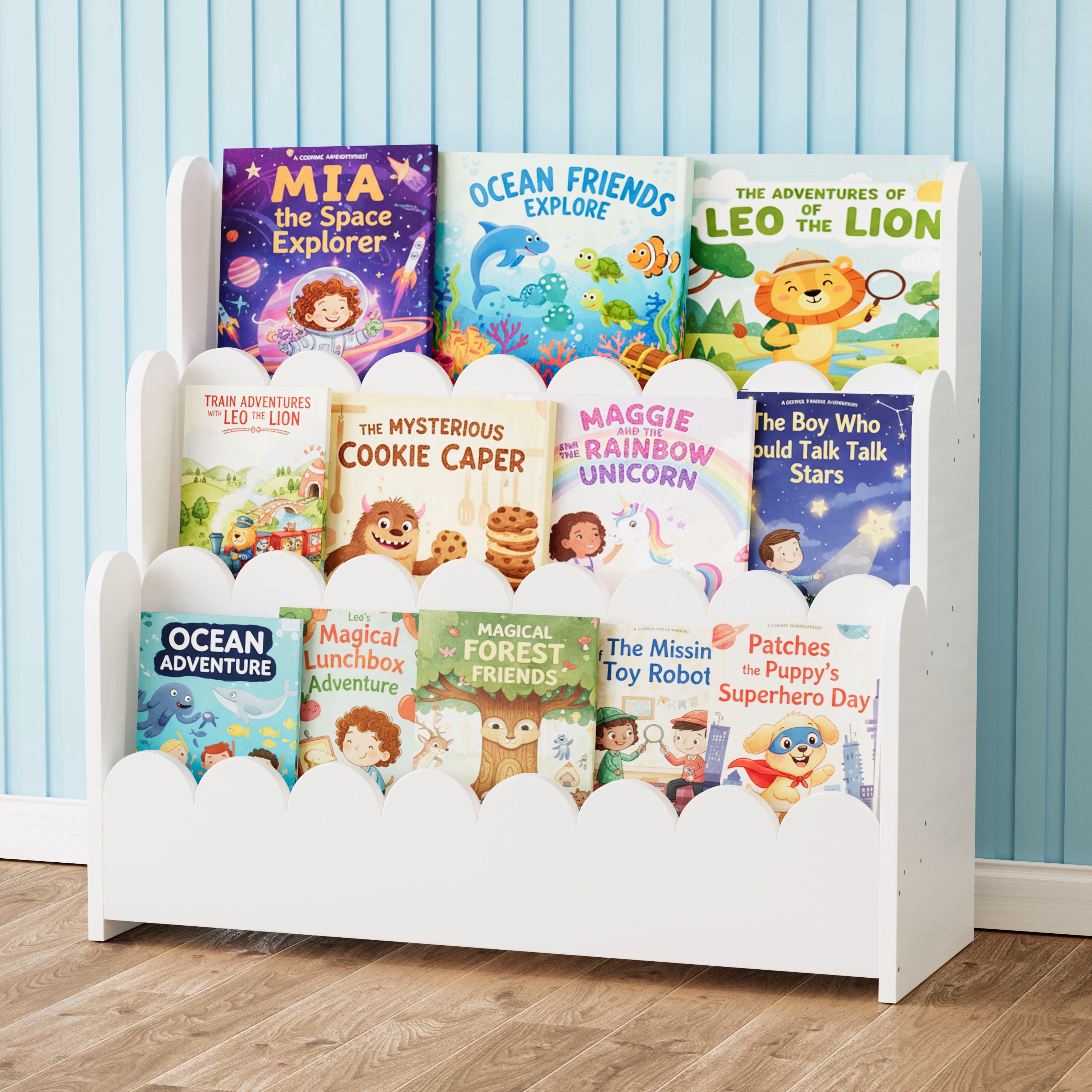 Delta Children, Dinosaur Bookcase, Fern Green, 54.5