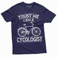 thumbnail image 3 of Funny Bicycle Rider Cycologist Tee Shirt Birthday Gift Bike Shirt Sports Humor Tee (Small Black), 3 of 5