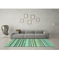 thumbnail image 3 of Ahgly Company Indoor Rectangle Abstract Light Blue Modern Area Rugs, 8' x 10', 3 of 4