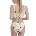 thumbnail image 5 of High Waisted Bikini Sets For Women, Cute Cow_A Swimsuits Tummy Control, Two Pieces Bathing Suit, 5 of 8