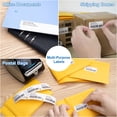 thumbnail image 4 of Label KINGDOM 12 Rolls Compatible Dymo 1" x 2-1/8" Multipurpose Labels Replacement for DYMO 30336 Barcode Labels for Label Writer 450, 450 Turbo, 4XL, 4 of 8