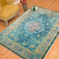thumbnail image 5 of United Weavers 1830 30362 58 5 ft. 3 in. x 7 ft. 2 in. Rhapsody Bromley Area Rug, Cerulean, 5 of 5