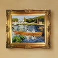 thumbnail image 1 of Tori Home 'Boating on the Seine' Oil Painting Print on Canvas, 1 of 5