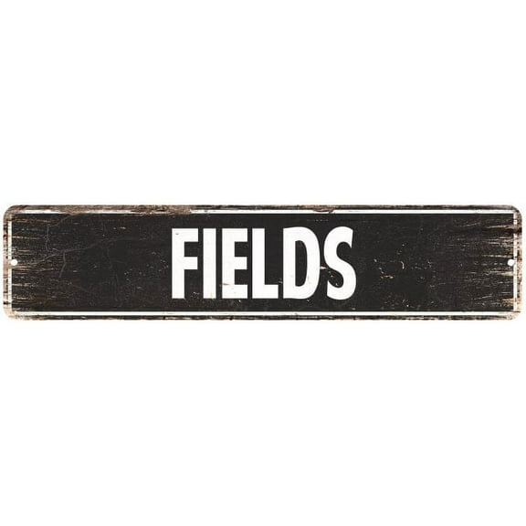 FIELDS Gift Street Sign Home Decor Chic Gift 4x18 204180003202
