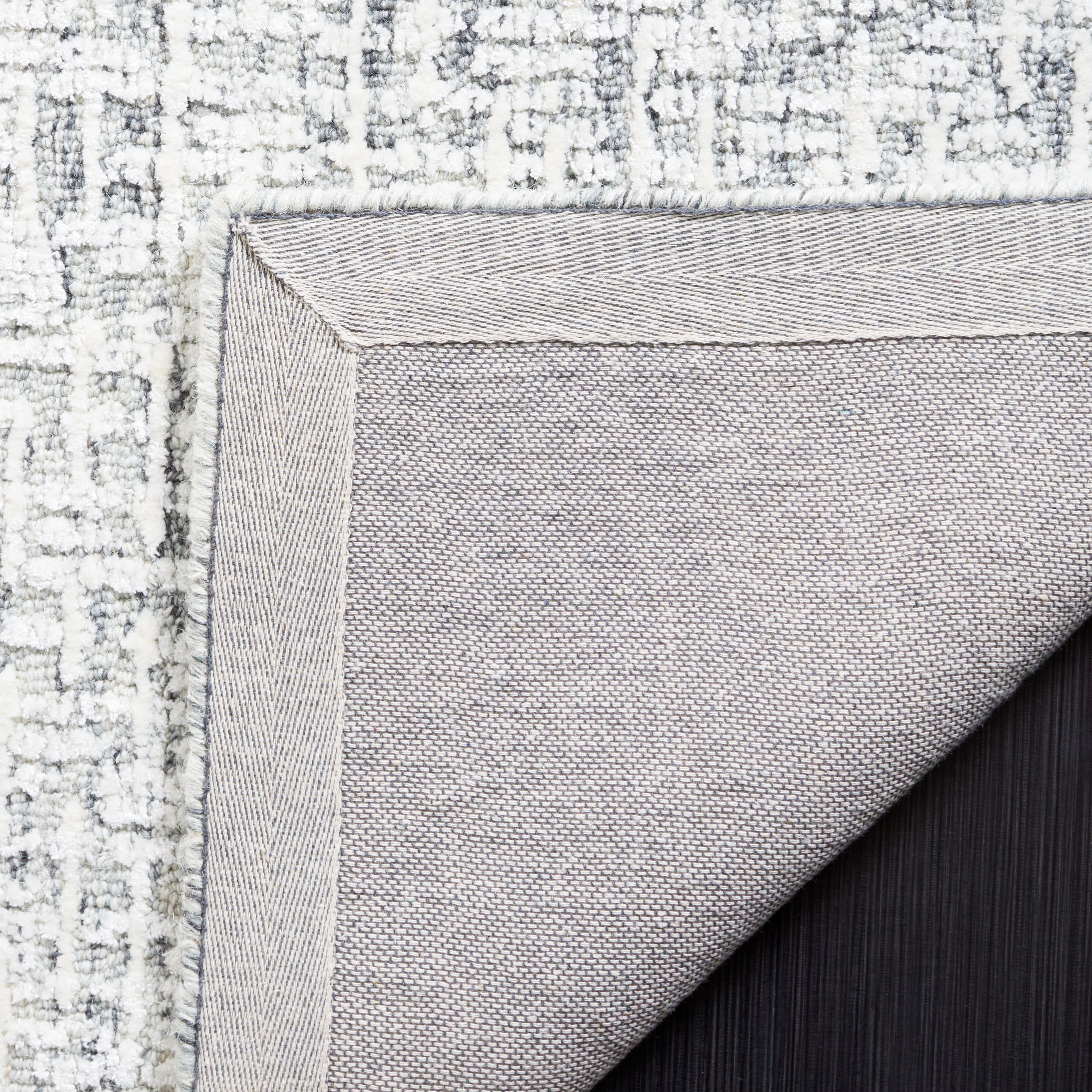 SAFAVIEH Glamour Ida Abstract Area Rug, Grey/Ivory, 3' x 5'
