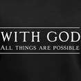 thumbnail image 3 of CafePress - With God All Things Are Possible T Shirt - Women's V-Neck Dark T-Shirt, 3 of 4