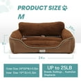 thumbnail image 5 of Euchirus Pet Dog Bed - Soft Plush Orthopedic Washable Dog Sofa with Waterproof Bottom, 5 of 18