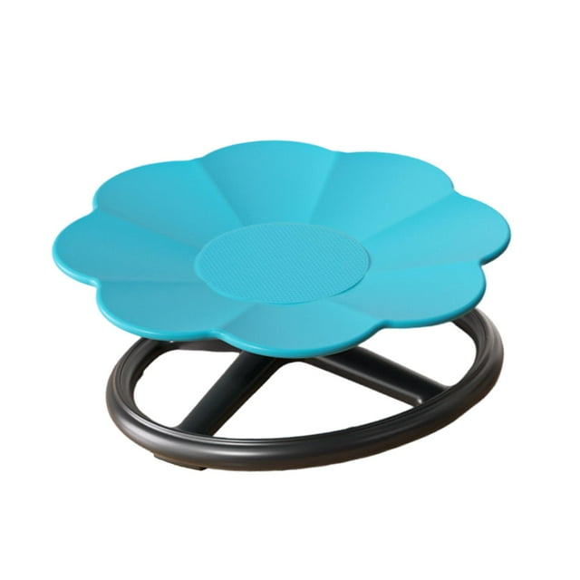 Silla giratoria sensorial infantil. Silla oscilante. Mejora la reacción. Mejora el equilibrio. Rotación. Azul