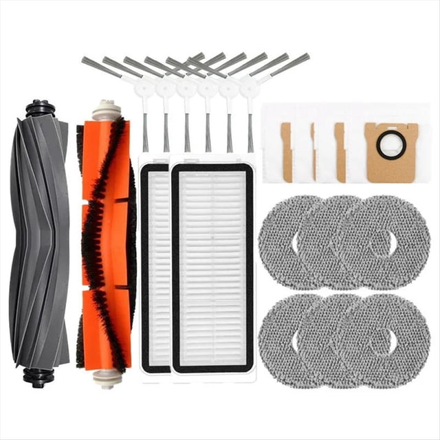 Repuestos para Aspiradora Robot para L20 Ultra/L30: Cepillo Lateral Principal, Filtro HEPA, Mopa, Bolsa para Polvo