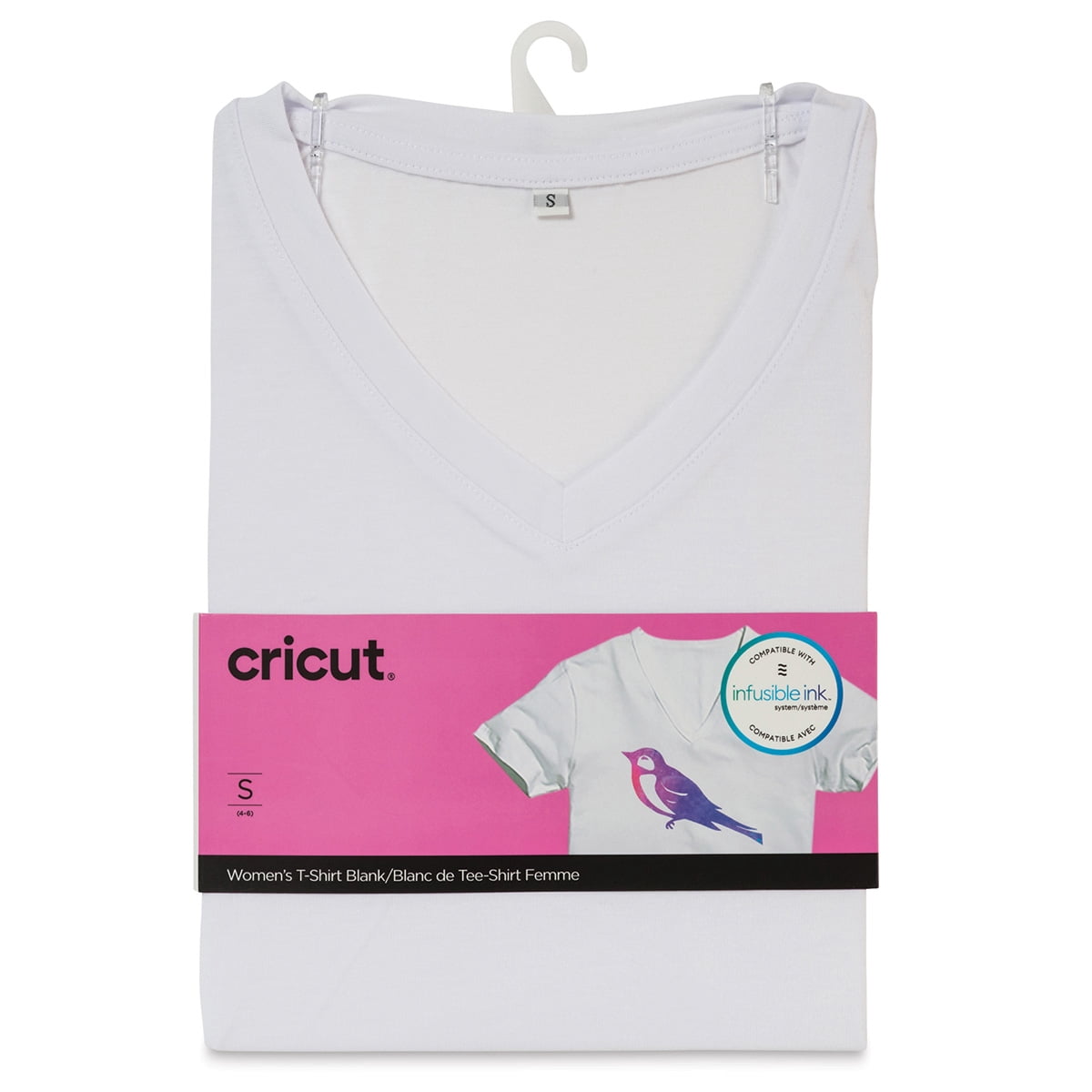 Cricut® Women's T-Shirt Blank, V-Neck, S