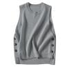 shoper Sleeveless Sweater Tops for Women, Round Neck Pullover Ribbed Knit Sweater Vest Top Outwear Fall Clothes 2025 Fasion