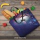 thumbnail image 5 of Balery Planets Stars And Galaxies Bolsa de Mano para Mujeres con Cremallera, Bolsa de Gimnasio con Compartimentos, Bolsa para Laptop, Bolsa para Trabajo, 5 of 7