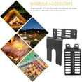 thumbnail image 3 of Ensemble de 2 Supports de Moteur de Rôtissoire en Acier Inoxydable Plaques de Support de Moteur de Barbecue Universelles Outils de Camping en Plein Air, 3 of 5