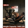 thumbnail image 3 of JoanKaren Leg Press Hack Squat Machine,1400lbs Capacity,2 in 1 Steel Combo Workout Machine for Home Gym, 3 of 9