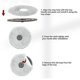 thumbnail image 2 of Mop Pad Bracket Kit for Dreame X50 / X50 Pro Vacuum Cleaner Accessories Replacement Sweeper Mop Clot, 2 of 5