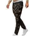 thumbnail image 3 of Mens Classic Cargo Pants Relaxed Fit Cargo Pant Camouflage Print Army Green S, 3 of 5