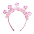 thumbnail image 3 of Ticikt Lollipop Headband, Candy Hair Ribbons Cartoon Hair Band Accessories Party Carnival Headwear for Girls Women, 3 of 5