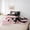 Black Pink C, variant on Erosebridal Letter L Bedding Comforter Set 7 Pieces for Girl, Cherry Blossoms Full Bedding Set, Black Pink