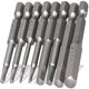 thumbnail image 5 of Juegos de puntas de destornillador magnético Phillips de vástago hexagonal para tornillos de orificio profundo [8 piezas-50 mm], 5 of 5