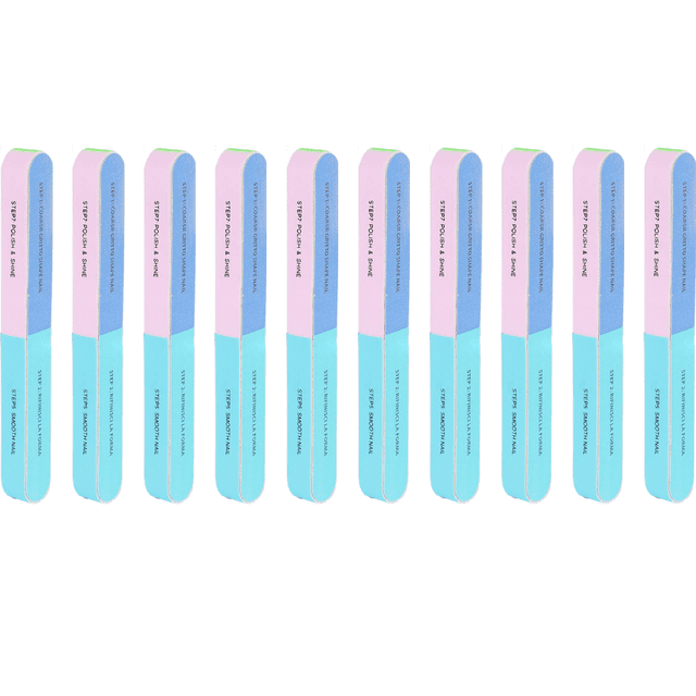 Lima de uñas y tampón, kit de herramientas de manicura profesional. Lima de uñas rectangular, lima de uñas Way y herramientas Adepaton Accesorios para Manicure y Pedicure