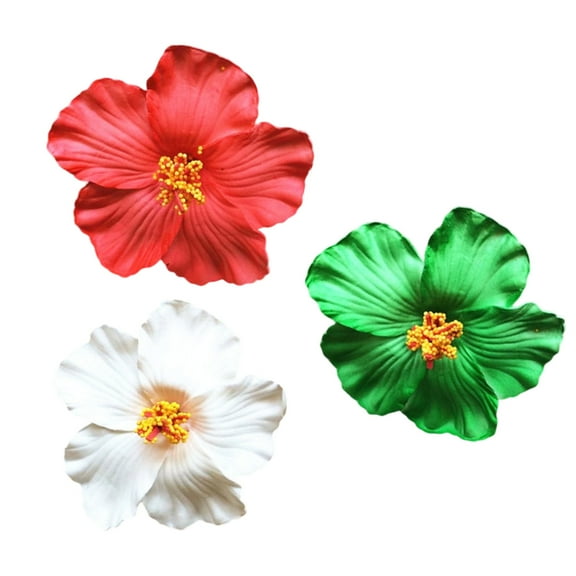Pack Of 3 Flower Hair Clip For Women Slip Resistant Plumeria Plan Party Wedding Hair Styling