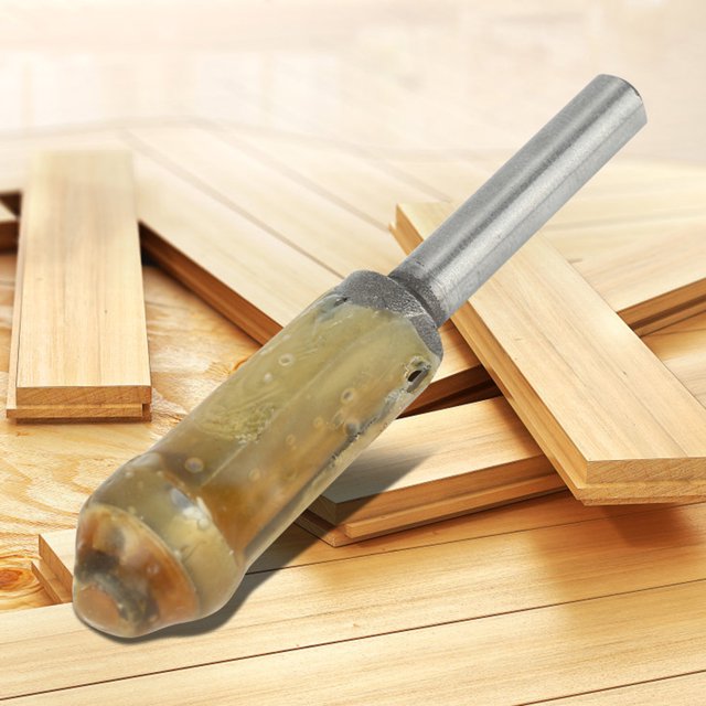 Bearing Flush Trim Bit, Cutting Wear Resistance Easy Installation Straight Flush Trim Bit For Carpentry For 1/4 Trimming Machine For Woodworking