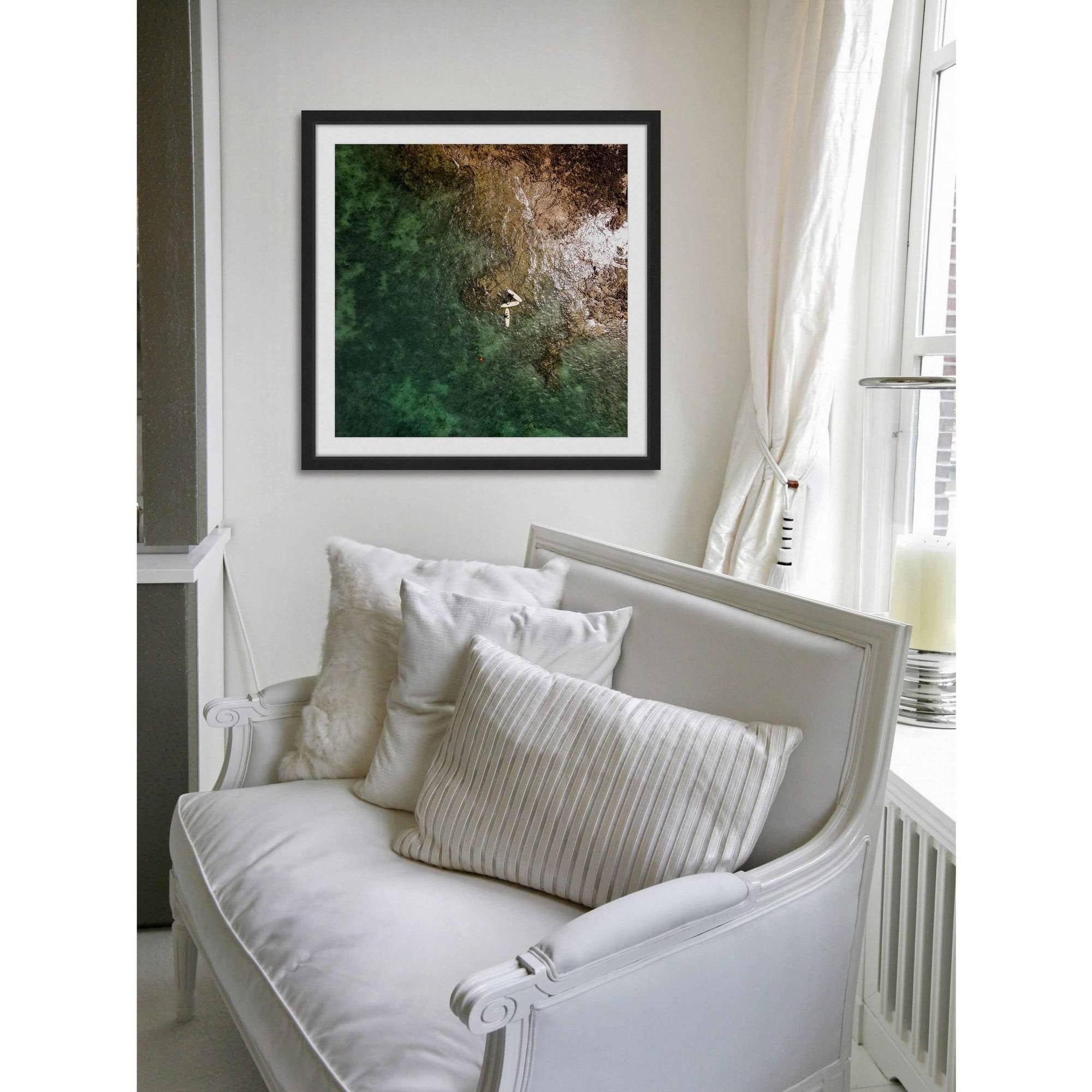 "Taking a Break" Framed Painting Print