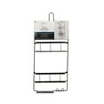 thumbnail image 7 of Mainstays Premium Matte Black Hanging Shower Caddy with 2 Shelves and Soap Tray, 7 of 7